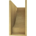 thumbnail image 4 of 11"W x 33"D x 22"H Classic Alpine Rough Cedar Woodgrain TimberThane Corbel, Primed Tan, 4 of 6