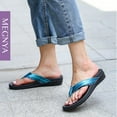 thumbnail image 2 of Orthopedic Walking Sandals with Arch Support, Casual Plantar Fasciitis Flip Flops for Flat Feet, Comfortable Cushioned Foam Slippers for Beach Summer, 2 of 7