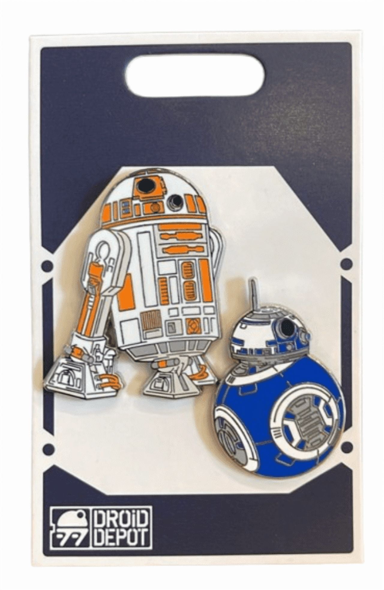 Disney Parks Star Wars Galaxy Edge Droid Depot BB8 R2D2 Pin Set