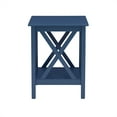 thumbnail image 4 of Linon Dalton Wood End Table in Navy Blue, 4 of 13
