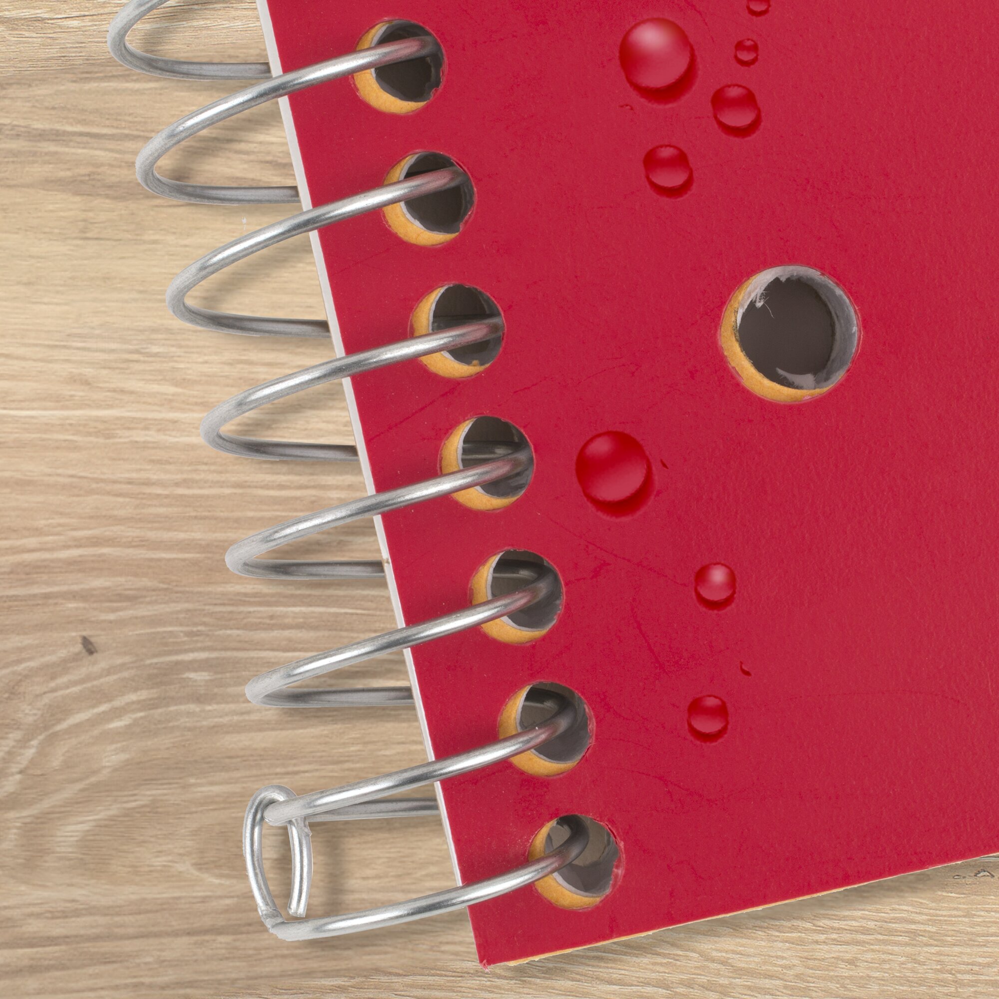 Cuaderno espiral Five Star + app de estudio, 1 materia, rayado universitario, 8.5" x 11", rojo fuego 5