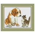 thumbnail image 3 of Kit de de perro gato 11CT Patrones avanzados para niños principiantes 35x29cm, 3 of 9