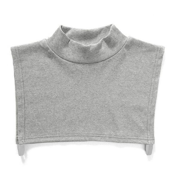Unisex Solid Color Turtleneck Half Top Dickey Detachable Fake Collar Neck Warmer