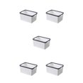 thumbnail image 2 of Ruiboury Premium And Nest-able Storage Solution For Desk Saving Space When Not In white m 5Set, 2 of 6