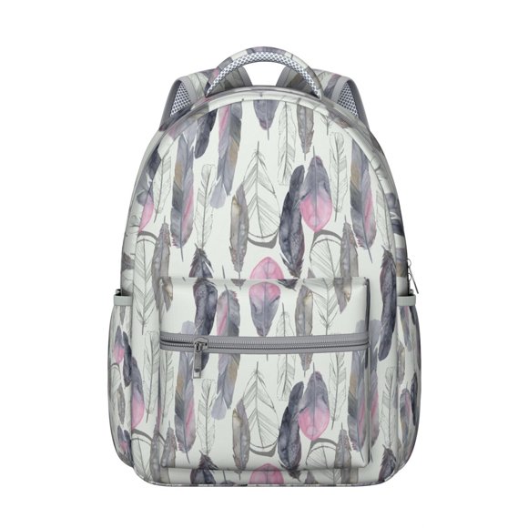 Sac à Dos d'École Rétro Hippie Coloré pour Étudiant, Tissu Oxford Imperméable et Durable avec Motif de Style Tribal Folklorique, Bretelles Ajustables, Grand Sac de Voyage Bohème Vintage à Grande Capacité