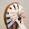thumbnail image 5 of Willtoo Girls Closed-Toe Sandals Summer Bow Dress Shoes for Toddler/Little Kid, 5 of 7