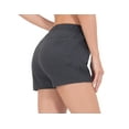 thumbnail image 2 of Little Donkey Andy Women's Breathable Running Shorts, 3 Inch Quick-Dry Workout Hiking Athletic Shorts with Air Hole & Liner Black Heather L, 2 of 7