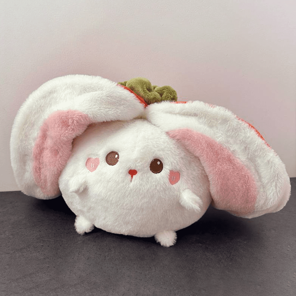 Persimmon Rabbit Plush Toy 10 Inches, Soft Persimmon Rabbit Stuffed Animals Plush Toys, Soft Persimmon Rabbit Plush Toy for Girls Boys, Perfect Persimmon Rabbit Gifts for Women