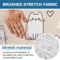 thumbnail image 7 of SCRAWLGOD Halloween Recliner Cover 4-Pieces Reclining Covers with Pocket Stretch Recliner Chair Covers with Elastic Band Washable Furniture Protector for Pets, Cat Pumpkin Ghost Bat Heart Beige, 7 of 7