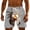 Pants-295Gray, variant on Trunks for Men Swim Big Eyes Owl 3D Print Elastic Waist Drawstring Swim Trunks Quick Dry Funny Beach Shorts Novelty Summer Swimming Outfit
