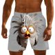 thumbnail image 2 of Pantalones de Cintura Elástica de Uso Casual Y Cómodo con Cintura Elástica Y Cordón para la Natación de Verano de Ocio en la Playa, 2 of 5