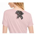 thumbnail image 2 of Maison Jules Women's Tie-Back Solid T-Shirt Pink Size X-Large, 2 of 3