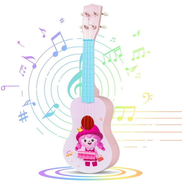 Gymax 21'' Ukulele Guitar for Kids w/4 Nylon Strings & 12 Frets for Beginners Toddlers