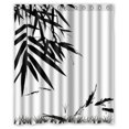 thumbnail image 1 of ABPHQTO Cortina de ducha de bambú Cortina de ducha impermeable 150x180 cm, 1 of 2