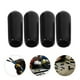 thumbnail image 3 of BRIGHTFUFU Tapas de cierre roscadas de Pvc, color negro, 100 Uds., 5mm, tapas de extremos flexibles para pernos, tornillos, tuberías, muebles y aislamiento eléctrico, 3 of 7