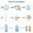 thumbnail image 4 of Decoraciones para baby shower Amandir Dusty Blue Boy Welcome Baby, 4 of 7