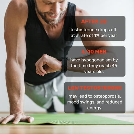 Snap Supplements Testosterone Booster - Natural Sexual Drive Stamina, 90 Capsules