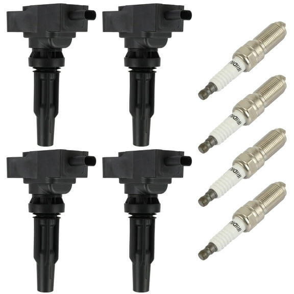 ECCPP 4 ignition coils for 4 iridium Spark Plugs UF855 for Ford Explorer 2020-2021, Escape 2020-2022, Edge 2019-2021, Ranger, Bronco Sport, Bronco & for Lincoln Nautilus, Corsair