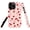 Pink cherry bow, variant on Case Compatible with iPhone 16, Fall Prevention Glossy Hybrid 2-Layer Hard Shell Cases for Girls Boys, Bookish Flower
