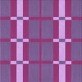 thumbnail image 1 of Ahgly Company Machine Washable Indoor Square Transitional Purple Area Rugs, 4' Square, 1 of 7