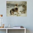 thumbnail image 4 of ADALE Collie Dog ，Lamb Print Poster Canvas Print Painting Picture Wall Art Bedroom Unframed 24x16 Inch, 4 of 6
