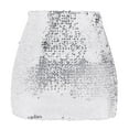 thumbnail image 6 of Ediodpoh Glitter Skirts for Women Shiny Sequined Mini Skirts for Night Out Party Dance Performance and Stage Show Mini Skirts for Women Silver One Size, 6 of 6