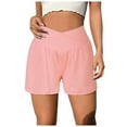 thumbnail image 2 of Kureaily Women's High Waisted Running Shorts Lined Workout Athletic Short, 2 of 5