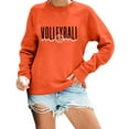 thumbnail image 2 of Orange Womens Fashion Hoodies & Sweatshirts Volleyball Mom Sweatshirt Woman Volleyball Shirt Volleyball Mom Gift Shirts Casual Long Sleeve Pullover Tops Fall Trendy Outfits, 2 of 4
