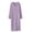 Purple, variant on SHTXOZHI Womens Long Homewear Warm Long Sleeve Nightgown Winter Loose Sleepwear Solid Color V-Neck Sleeping Dress