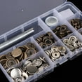 thumbnail image 3 of simhoa 30 Boutons-Pression 10/12/15/17mm Kit Boutons Outil en Cuir DIY 17mm, 3 of 8