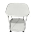 thumbnail image 2 of Narrow Rolling Mobile Side Table with Wheels, Slim Storage Cart for Bedroom Living Room Couch Bedside, 2 of 6
