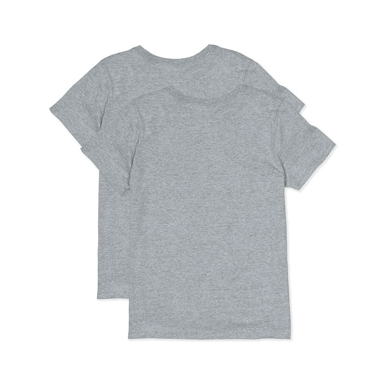 hanes comfortsoft v neck gray