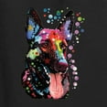 thumbnail image 5 of Wild Bobby Dean Russo German Shepherd Dog Lover Women Racerback Tank Top, Black, Small, 5 of 5