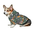 thumbnail image 6 of Uemuo Wolf Fox In Flower Forest for Winter Dog Hoodie Sweatshirts with Pockets Warm Dog Clothes for Small Dogs Chihuahua-Small, 6 of 8