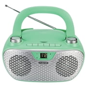 Jensen Bluetooth MP3 Boombox, Green, CD-485-GR