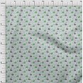 thumbnail image 4 of oneOone Cotton Jersey Green Fabric Asian Kaawaii Llama With Cactus Quilting Supplies Print Sewing Fabric By The Yard 58 Inch Wide, 4 of 4