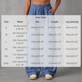 thumbnail image 3 of LUVDA Women's Corduroy Wide Leg Pants Drawstring Elastic Waist Lounge Trousers with Pockets, 3 of 9
