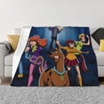 thumbnail image 4 of Lsque Scooby-Doo Print Flannel Throw Blanket, Ultra-soft Blanket for Bed, Couch, Car, Hypoallergenic Anti-pilling blanket-60"x50", 4 of 8