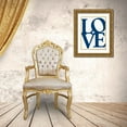thumbnail image 3 of Allen, Kimberly 25x32 Gold Ornate Wood Framed with Double Matting Museum Art Print Titled - LOVE, 3 of 4