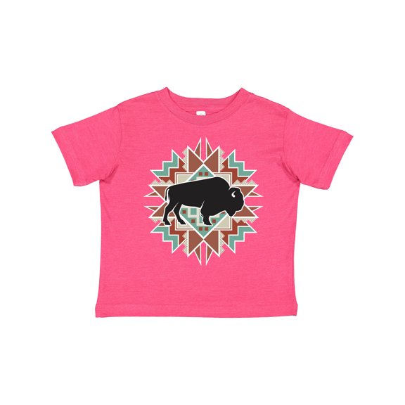 Inktastic Buffalo Cute Western Pattern Boys or Girls Toddler T-Shirt