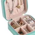 thumbnail image 4 of Jewellery Storage Holder Jewelry Box Travel Jewelry Case Exquisite Large Capacity Scratch  Portable Jewelry Organizer Box For Outdoor Travel, 4 of 7