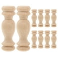 thumbnail image 5 of Toyandona Plain Khaki Wood Balusters for Home Elegant Roman Pillar Accessories, 5 of 8