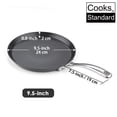 thumbnail image 2 of Cooks Standard Nonstick Hard Anodized 9.5-inch 24cm Crepe Griddle Pan, Black, 2 of 4