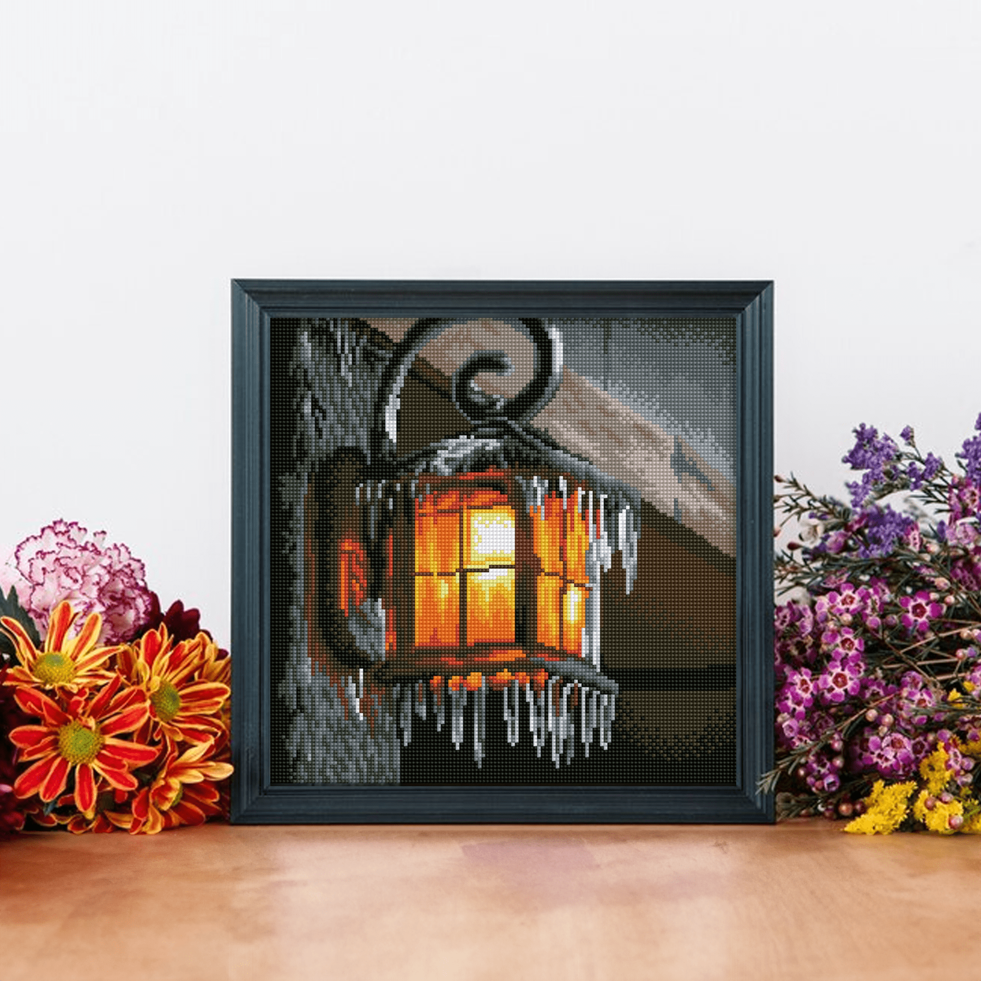 Diamond Dotz Frosty Light Ice Diamond Painting Kits for Adults - Diamond Art Kits a Relaxing Creative Craft Kit with Dotz Gems 13.6"x13.6"