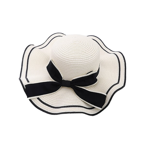 Gorra con visera para el sol, sombrero de mujer, sombrero de paja de ala grande para playa, sombrero de paja para el sol para mujer, diseño de última generación
