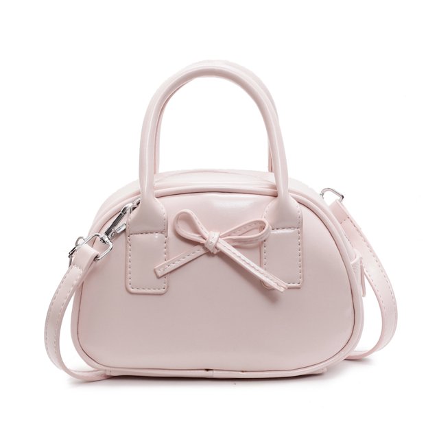 Bolso Cuerpo Cruzado Lindo Bownot Shoulder Pu Cuero Gran Capacidad Travel Shopping Party Bag
