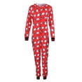 thumbnail image 2 of BeQeuewll Parent-Child Hooded Rompers Family Matching Xmas Santa Zip Up Outfit, 2 of 5