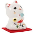thumbnail image 5 of Gymnture Ceramic Lucky Cat Maneki Neko: Japanese Feng Shui Collectible Statue, 5 of 11