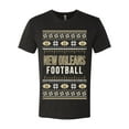 thumbnail image 2 of Wild Bobby City of New Orleans NOLA American Football Fantasy Fan Sports Men Premium Tri Blend T-Shirt, Vintage Black, Medium, 2 of 6
