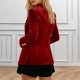 thumbnail image 2 of TaTaai elvet Plaid Coat for Women, Long Sleeve Elegant Design, Soft Luxe Fabric, Ideal for Winter Wear, Holiday Events and Evening Gatherings Gift, 2 of 8